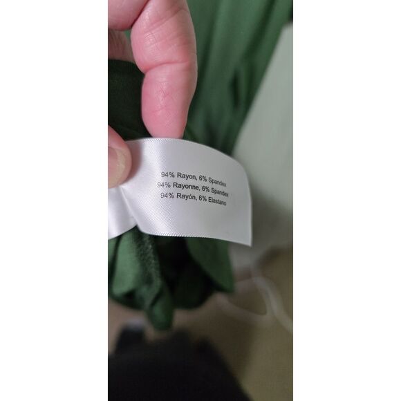 Motherhood Maternity Dress Maxi Rayon/spandex Olive Green Sz XS NWT - Picture 5 of 8